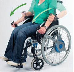 Электрические приставки к инвалидным коляскам